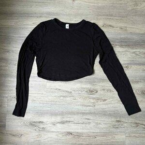 Lululemon Hold Tight Cropped Long-Sleeve Shirt Size 10